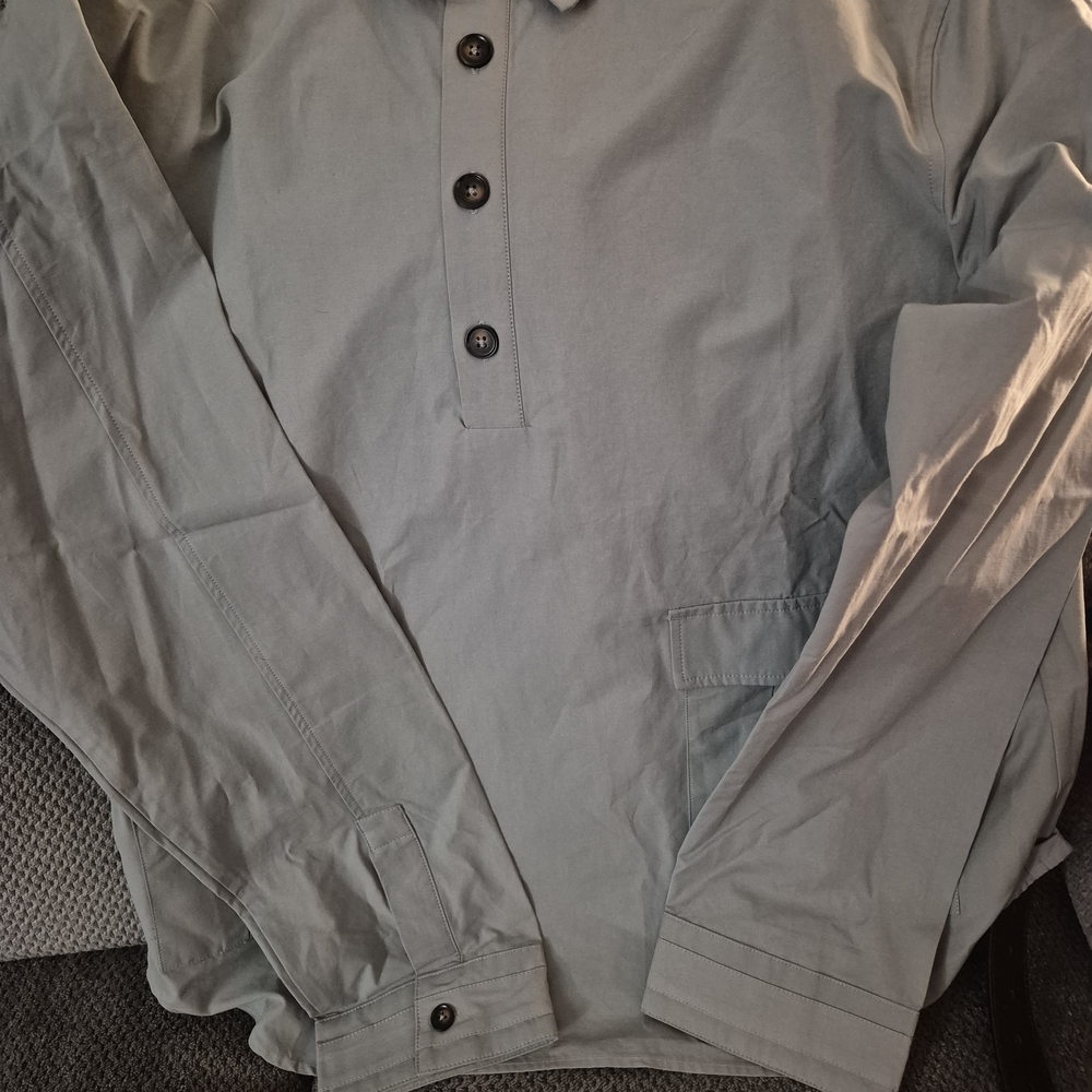Kids Button Down Shirt - Gray